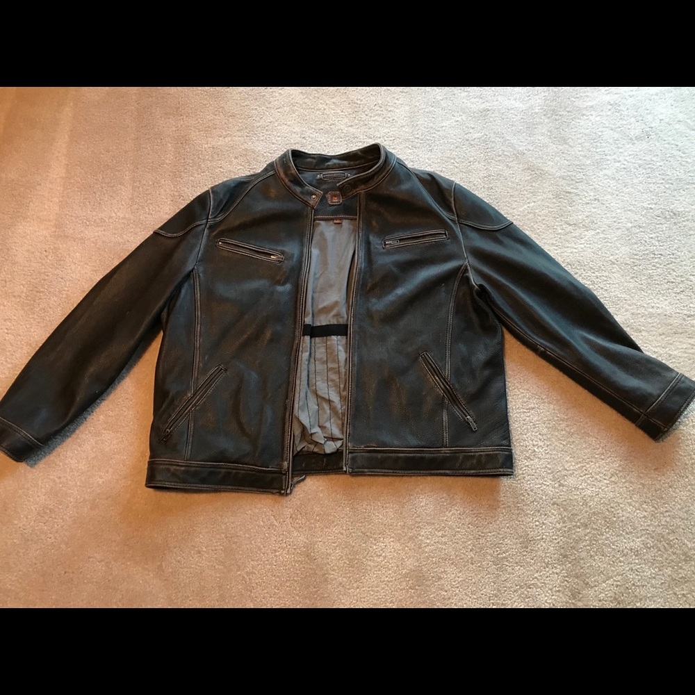 Leather jacket